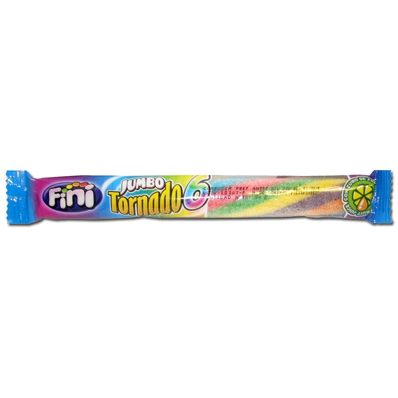 Duhový plněný pendrek FINI TORNADO 50 g - kyselý (balení 40 ks)