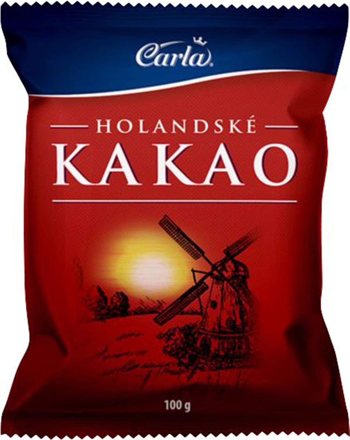Kakao v prášku HOLANDSKÉ Carla 100g sáček - VÝPRODEJ !!! DMT: 5/2026