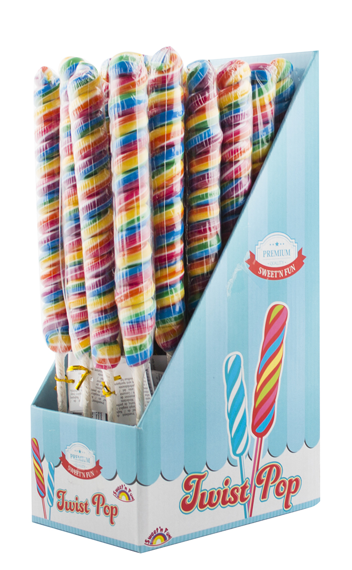 Lízátko 50g UNICORN Pop dlouhé kroucené lízátko