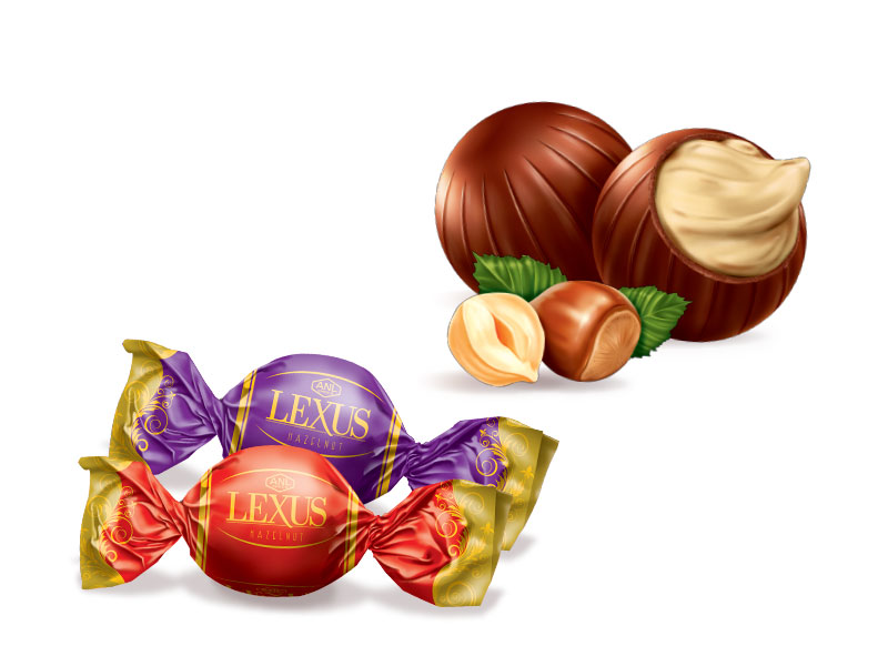 Bonboniéra taštička 150 g FLORAL PRALINES - výběr pralinek