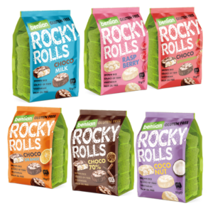 Rýžové mini chlebíčky s čokoládovou polevou s obsahem kakaa 70% 70g