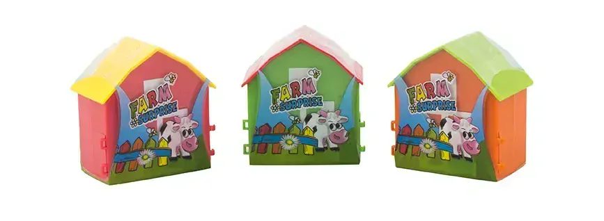Hračka PET HOME CIRCUS 10 g - Domeček se zvířátkem a bonbónky