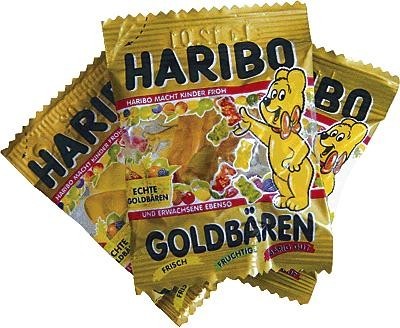 Želé HARIBO 10g Medvídci - 100 ks / dóza