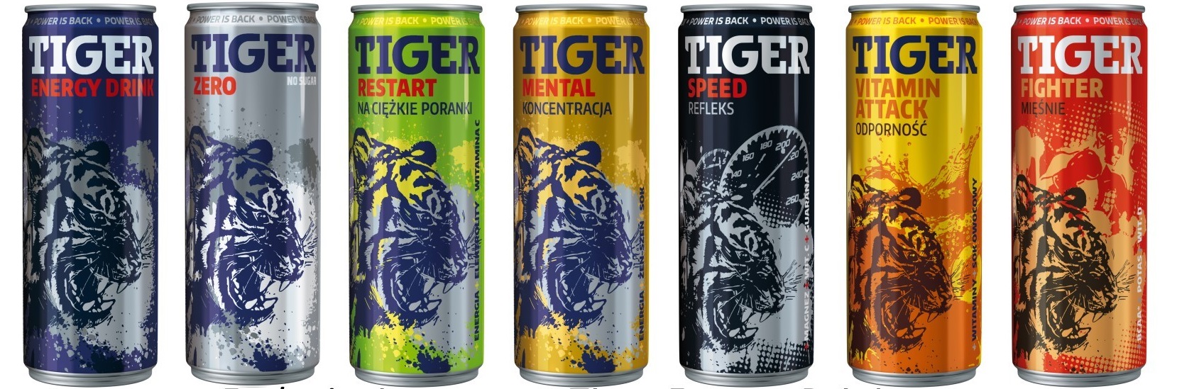 Tiger Energy energetický nápoj 500ml plech - MANGO
