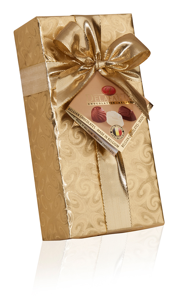 Bonboniéra DELAFAILLE 100 g - Luxusní belgické pralinky 100 g - ZLATÝ DÁREK