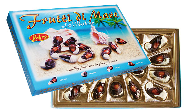 Bonboniéra VOBRO 280g CHERRY PASSION - višně v likéru - v plechové dóze