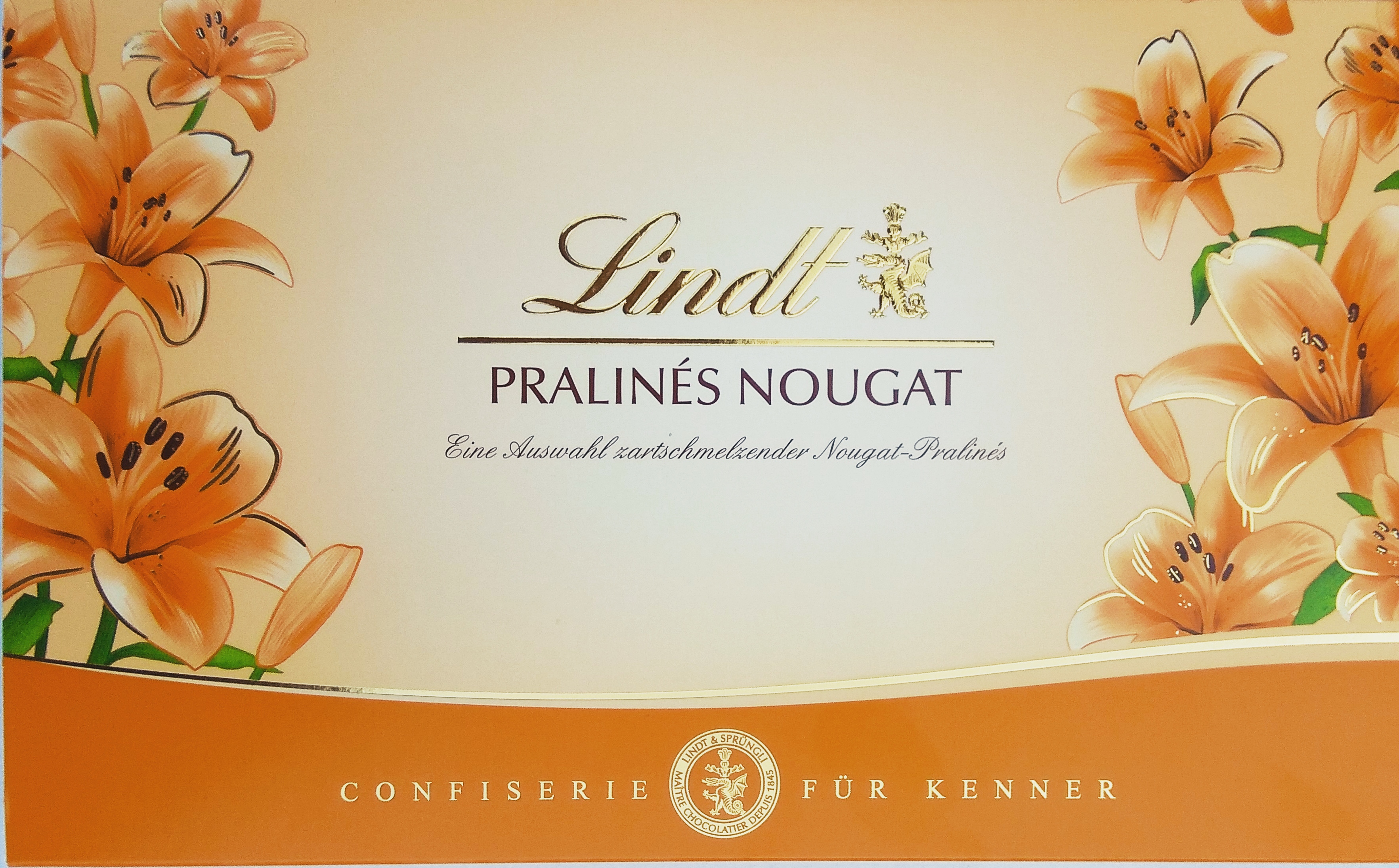 Bonboniéra LINDT 200 g Pralinés NOUGAT