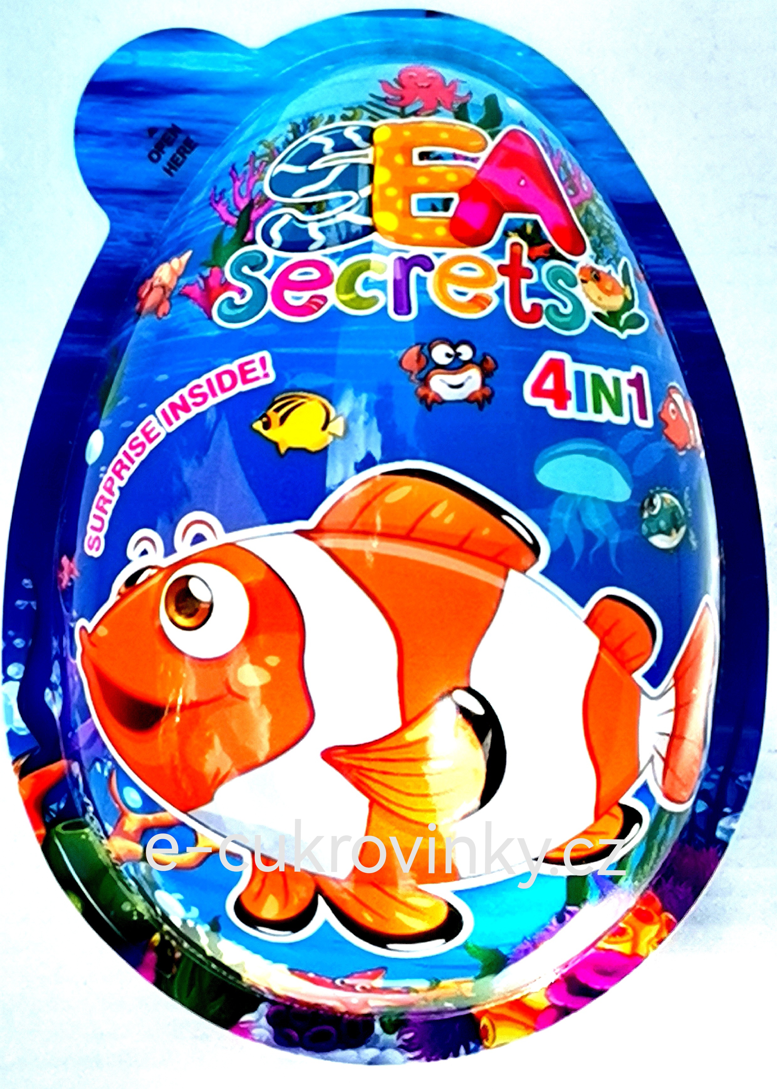 Plastové vajíčko XXL 4v1 20 g SEA SECRETS