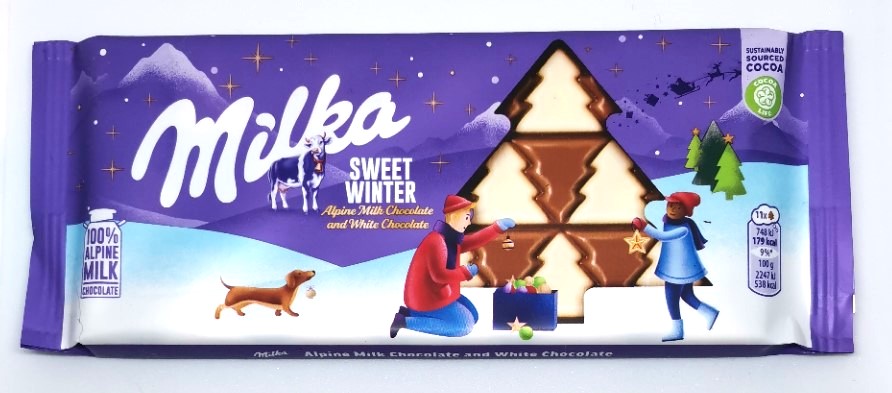 Čokoláda Milka 100 g DUO - SWEET WINTER