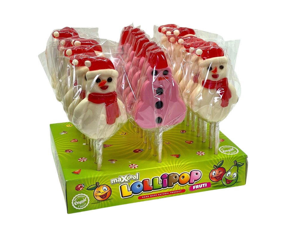 VELKÉ lízátko 70 g SNĚHULÁCI - VÝPRODEJ !!!