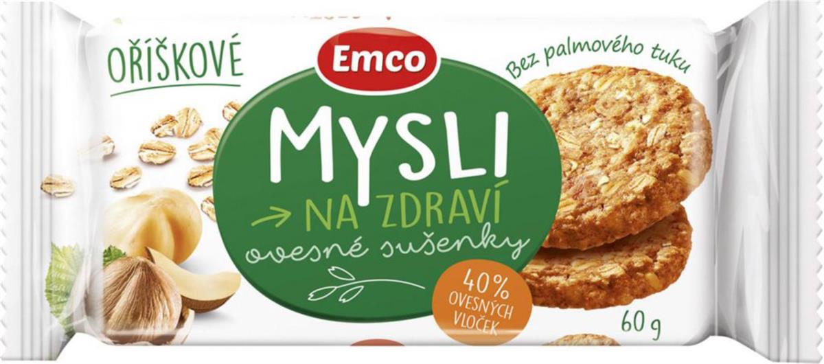 EMCO Mysli na zdraví 60 g - oříškové