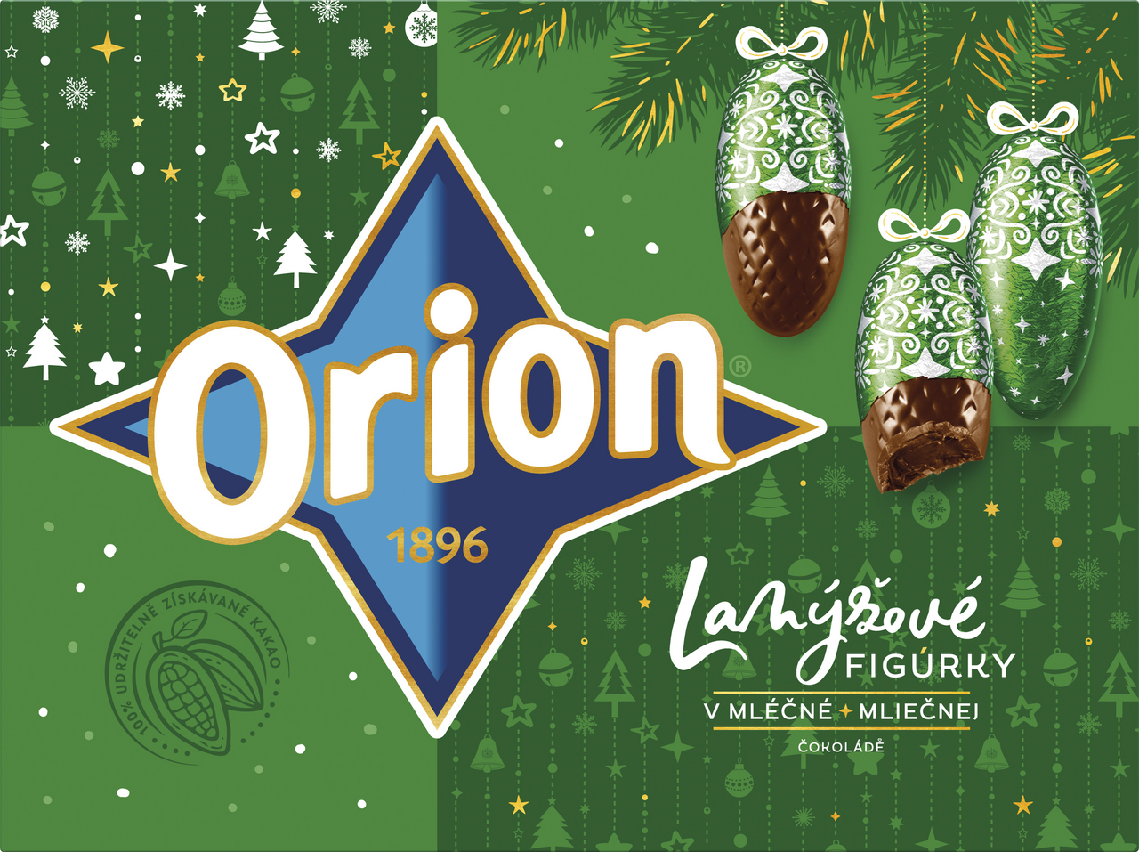 ORION figurky LANÝŽOVÉ mléčné 315 g ČOKOLÁDOVÉ