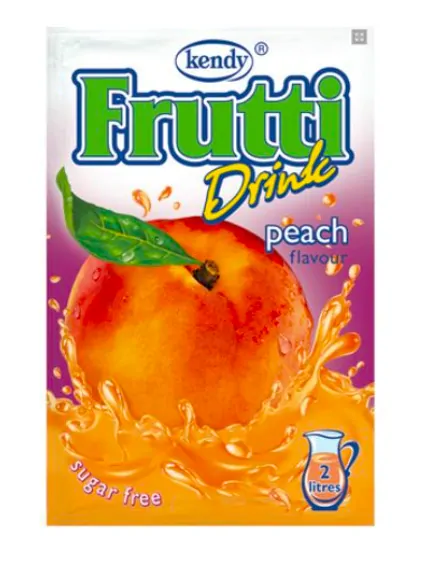 FRUTTI Drink - Instantní nápoj s příchutí broskve se sladidly 8,5 g