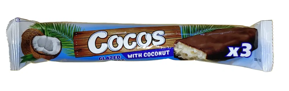 Kokosová tyčinka COCOS s čokoládou 100 g