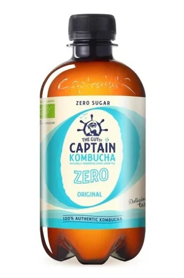 Nápoj KOMBUCHA CAPTAIN 400 ml ORIGINAL ZERO