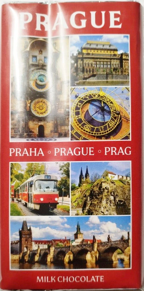 Čokoláda PRAHA 100 g mléčná - PRAHA mix