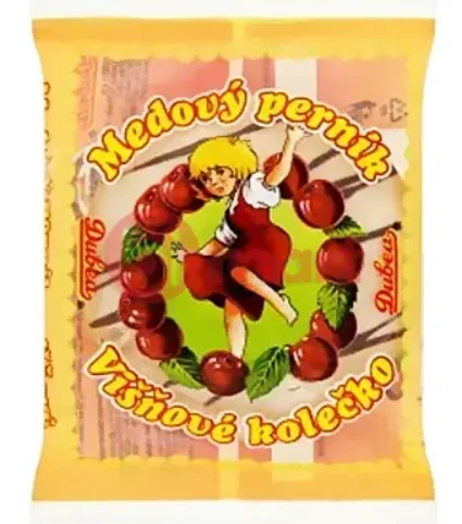 Medový perník - kolečko višňové 60g, Dubea