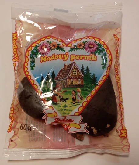 Medový perník - malinový 60g, Dubea