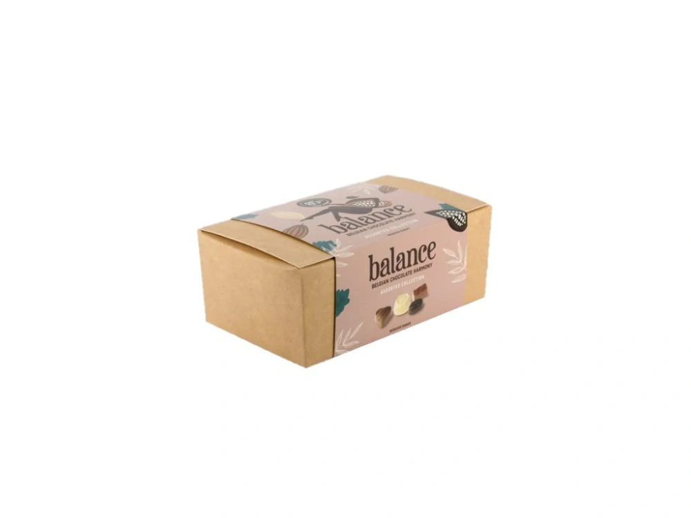 Belgické pralinky BALANCE 195 g - SE SNÍŽENÝM OBSAHEM CUKRU - ASSORTED