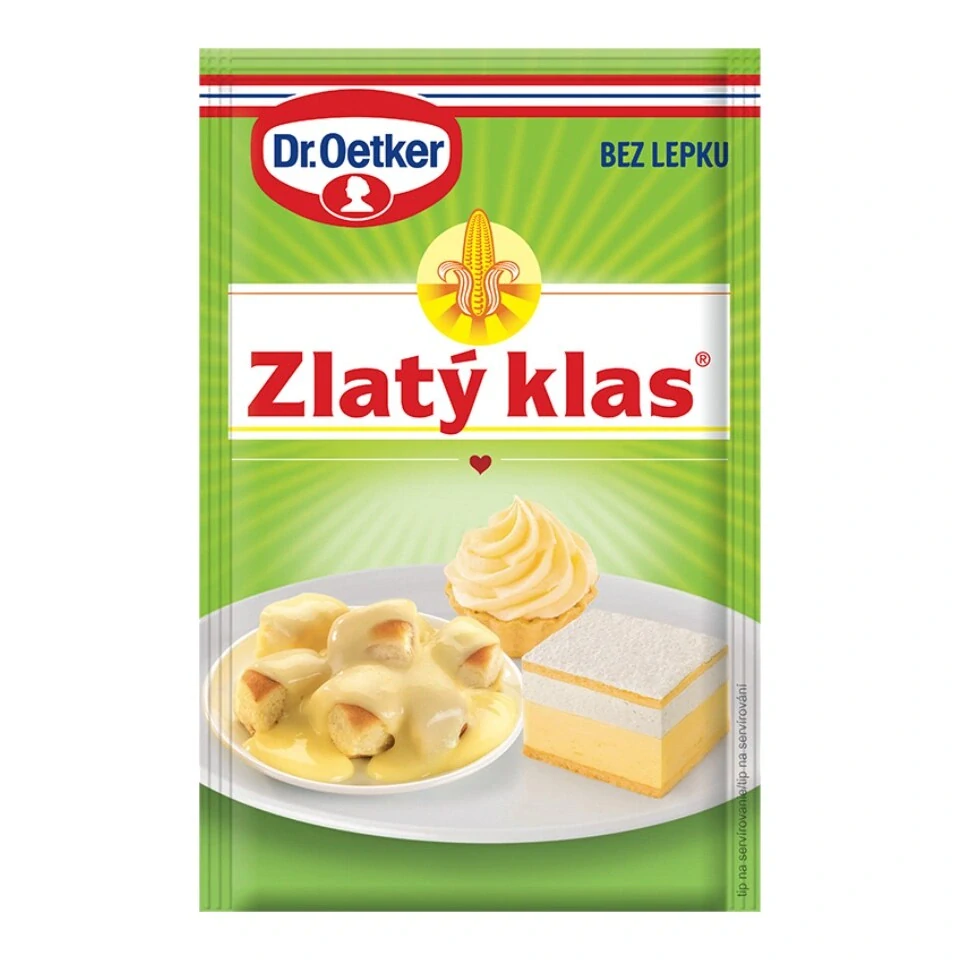 Krémový prášek Dr.Oetker 40 g ZLATÝ KLAS vanilka