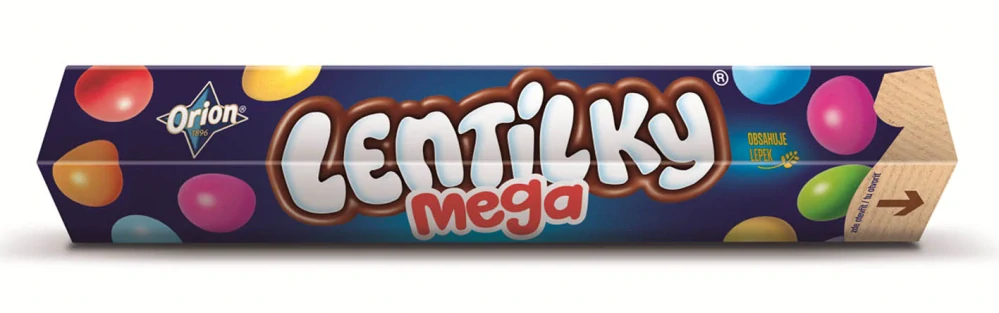 Lentilky MEGA 110 g - barevné čokoládové dražé