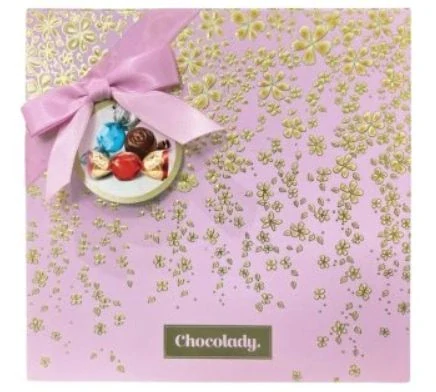 Italské pralinky CHOCOLADY 200 g ROMANTICO růžová