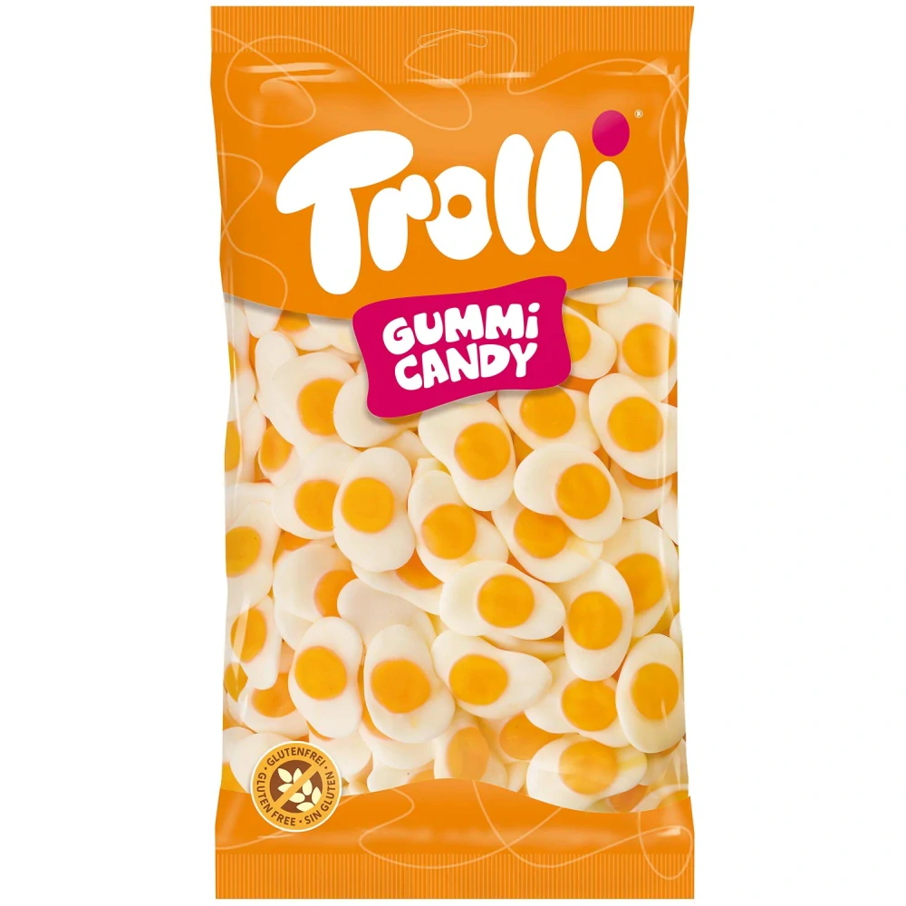 Želé TROLLI 1 kg EGGS - VAJÍČKA - sáček 1 kg - velké balení