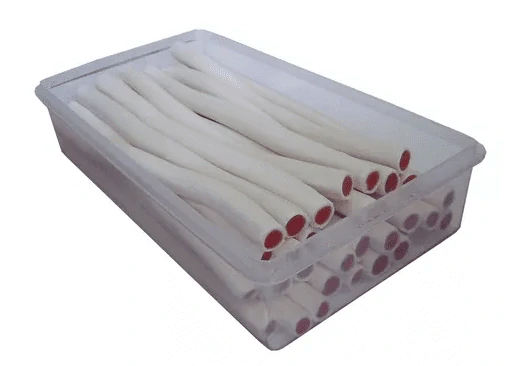 Ovocný pendrek JUMBO 50 g BÍLÝ JAHODOVÝ (30 ks)