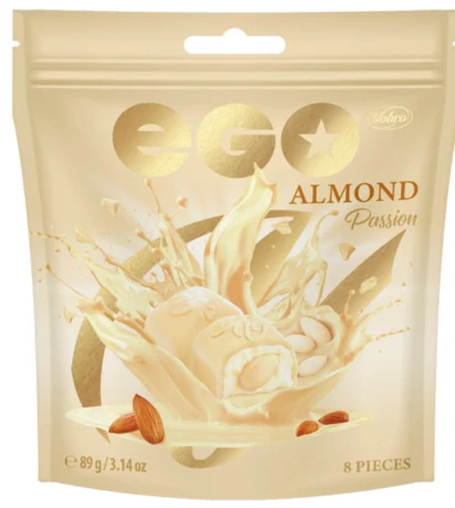 Pralinky VOBRO EGO 89 g - bílé mandlové