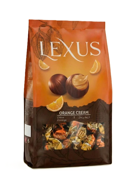 Pralinky LEXUS 1000 g ORANGE CREAM - POMERANČ
