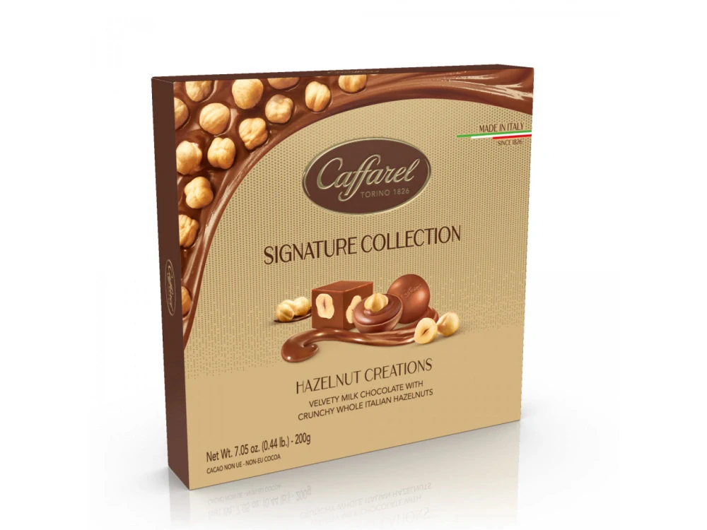 Italská bonboniéra CAFFAREL 200 g SIGNATURE COLLECTION