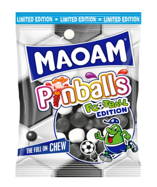 Žvýkací dražé MAOAM 140 g PINBALLS - FOOTBALL edition