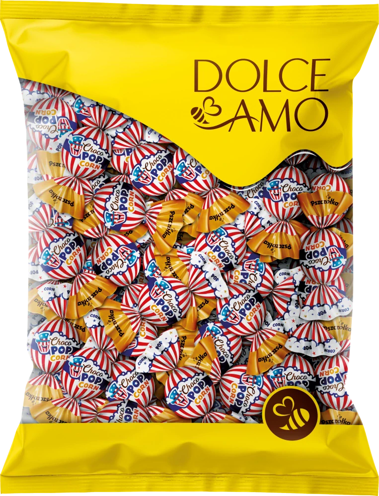 Čokoládové pralinky DOLCE AMO 1 kg - s příchutí popcornu