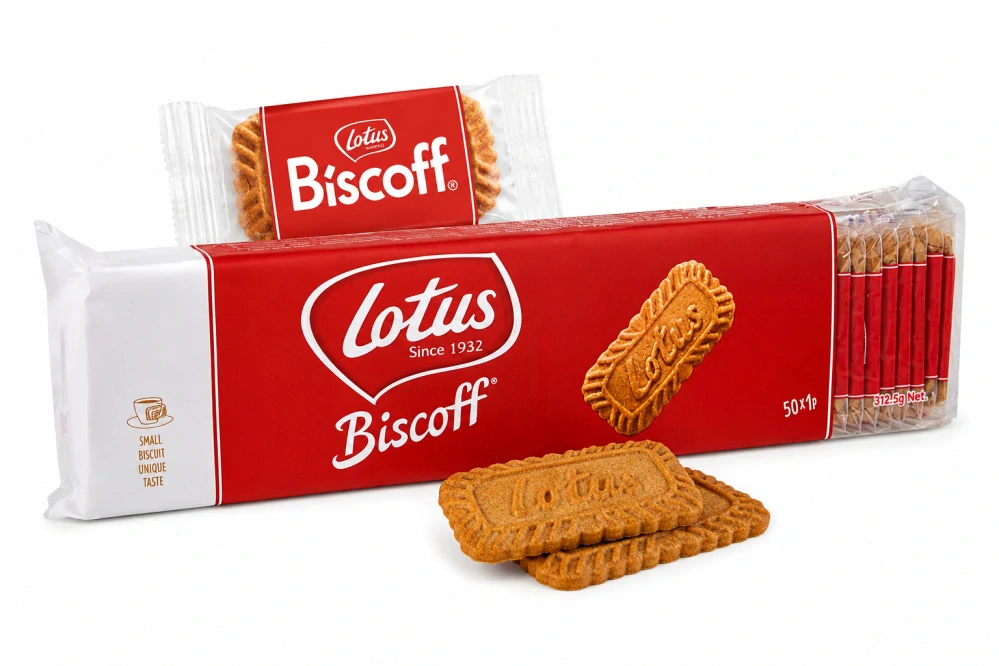 Sušenky Lotus Biscoff 6.25 g (50 ks) - jednotlivě balené