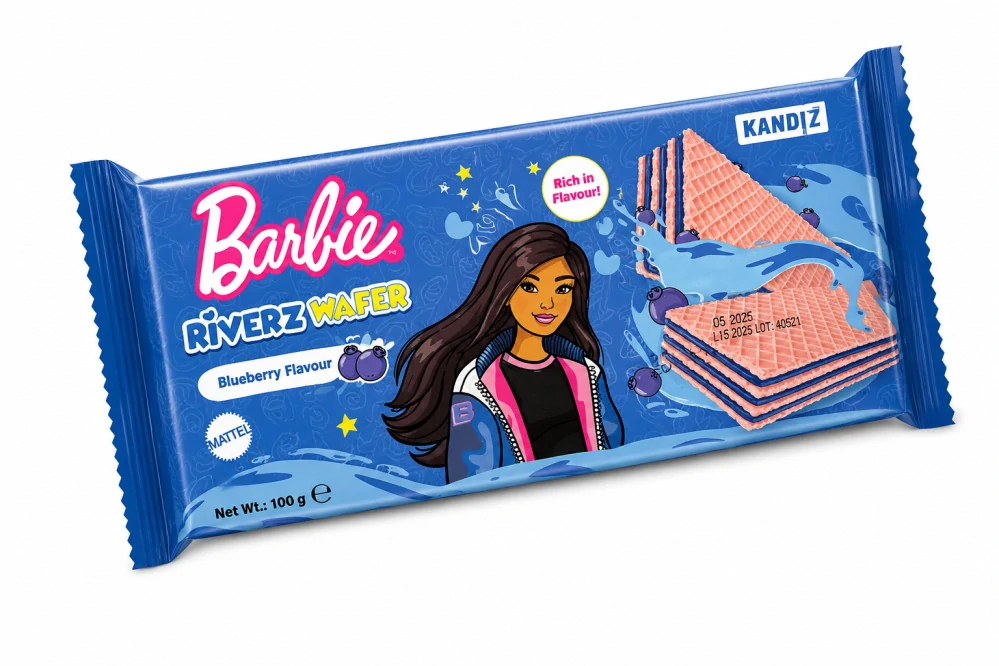 Oplatky RIVERZ 100 g BARBIE - BORŮVKA