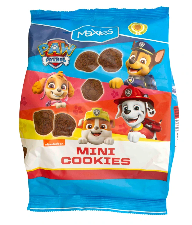 Sušenky PAW PATROL 250 g MINI COOKIES - kakaové