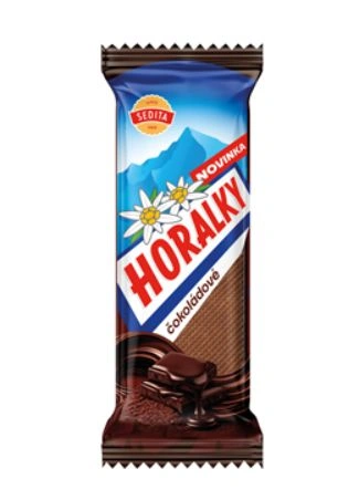 Oplatky SEDITA Horalky 50 g - ČOKOLÁDOVÉ