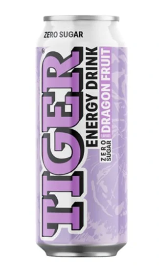 Energetický nápoj TIGER ZERO 500 ml v plechu - DRAGONFRUIT