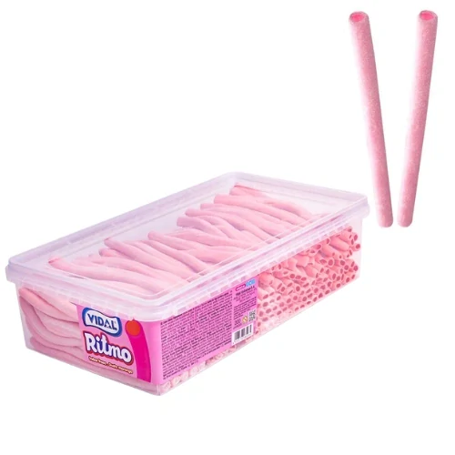 Ovocný pendrek 7 g (200 ks) RŮŽOVÝ JAHODOVÝ
