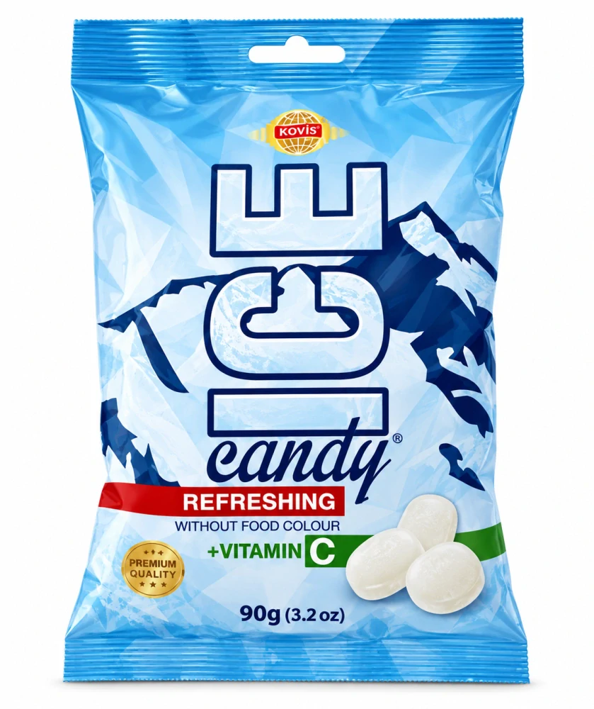 Bonbóny EVROPA 90 g ICE CANDY - osvěžující + vitamín C