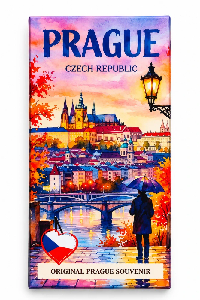 Original PRAGUE SOUVENIR - PRAHA 90 g - podzimní Praha