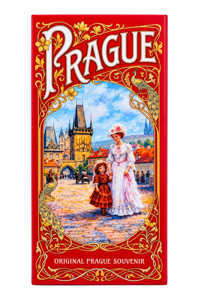 Original PRAGUE SOUVENIR - PRAHA 90 g - historická Praha