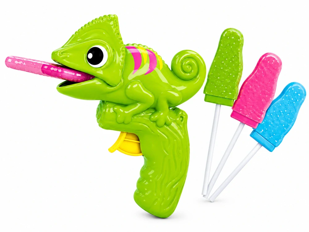 Lízátko CHAMELEON POP 10 g - vystřelovací lízátko