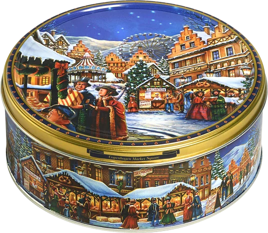 Máslové sušenky JACOBSEN WINTER 150 g - kovová dóza