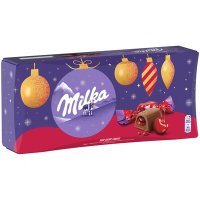 MILKA čokoládové SALONKY 255 g VIŠŇOVÉ