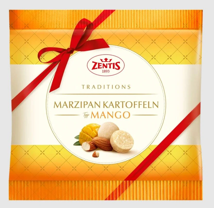 Marcipánové brambory 100 g sáček - s příchutí MANGO