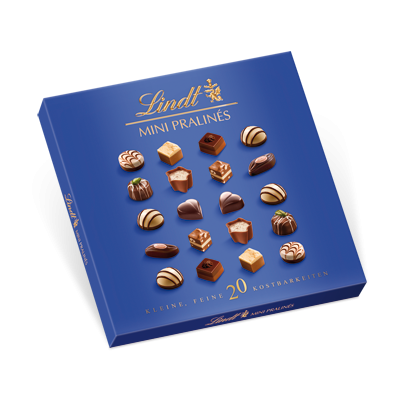 Bonboniéra LINDT mini 100 g Pralines MODRÁ