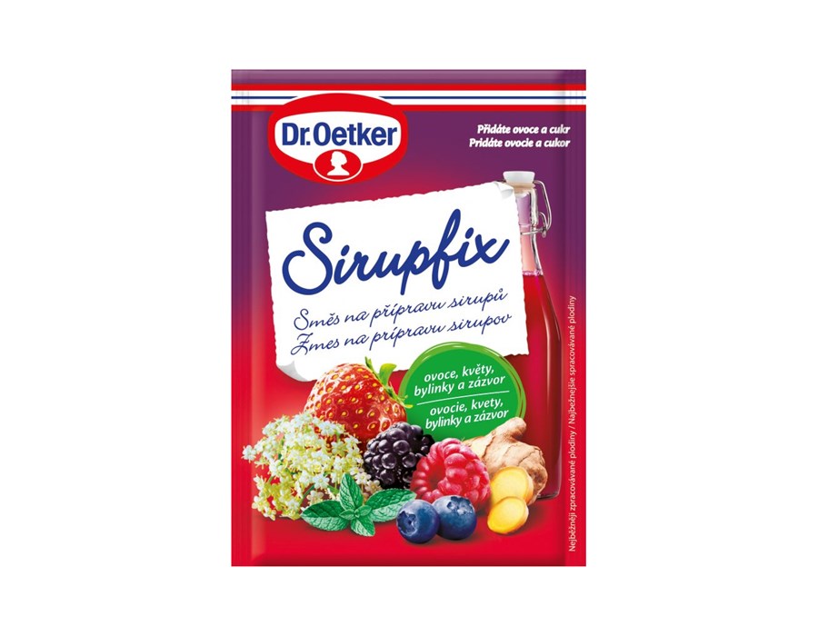 Sirupfix Dr.Oetker 40 g na 1 kg ovoce