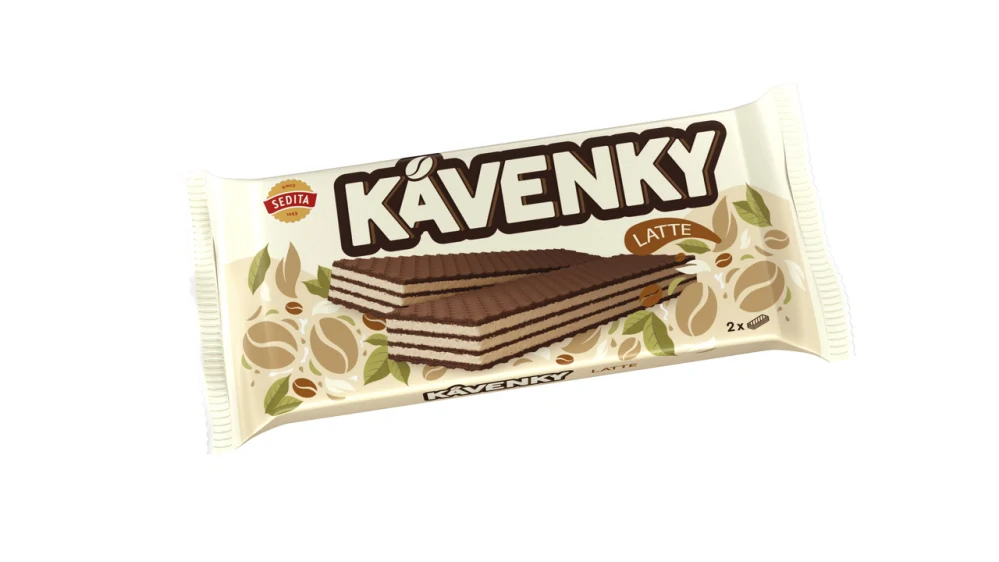 Sedita Kávenky oplatky 50 g LATTÉ
