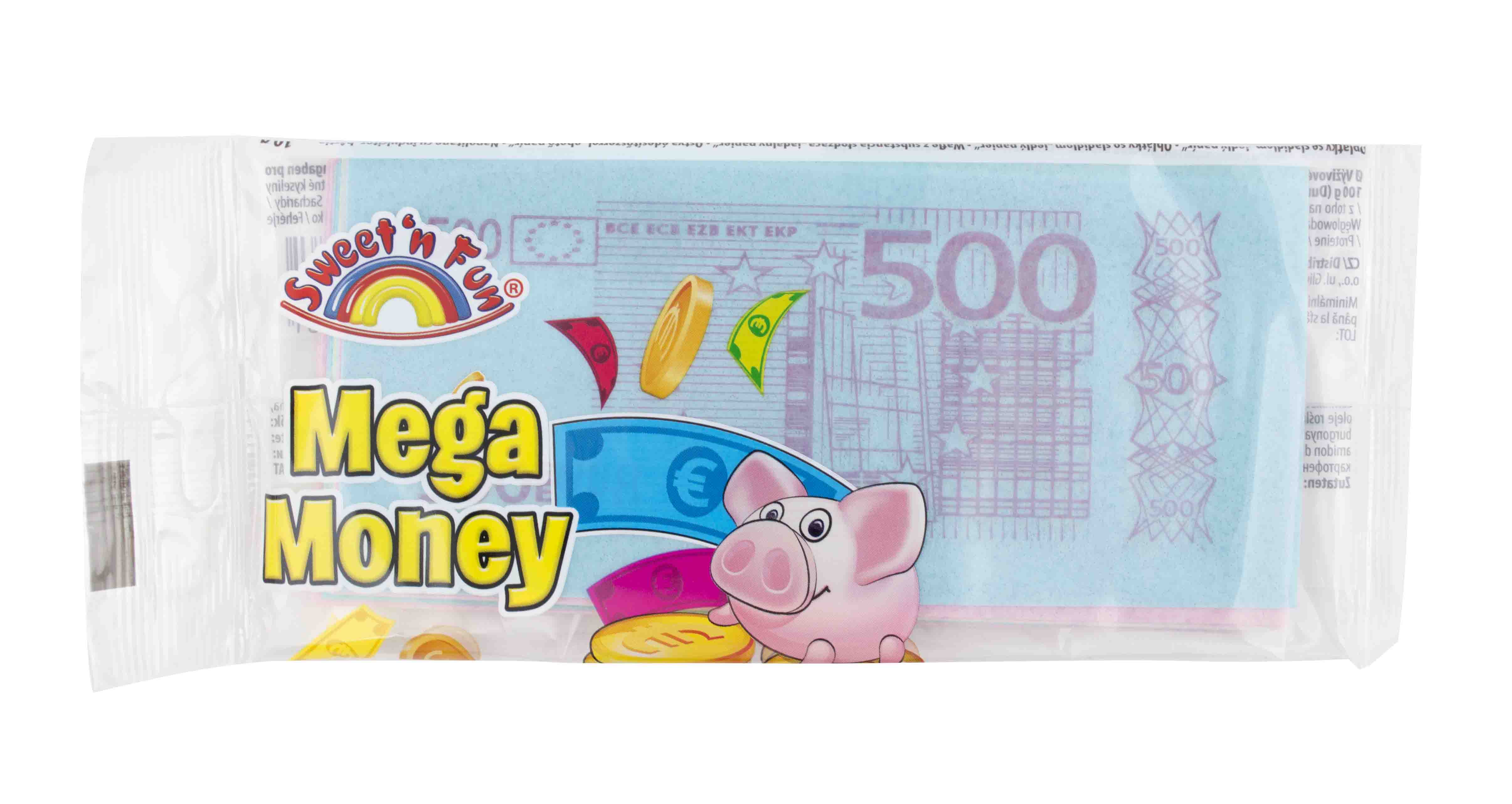 Jedlý papír malý 10 g MEGA MONEY (10 ks v balíčku)